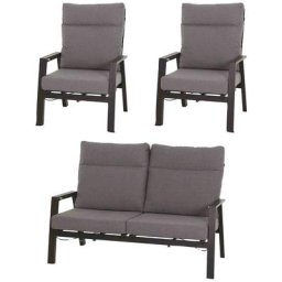 Siena Garden Gartenlounge-Set Valencia, (3-tlg)