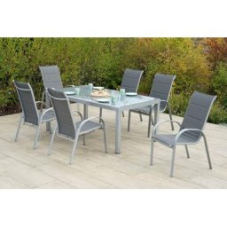 MERXX Garten-Essgruppe Amalfi, (7-tlg)