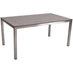 Garden Pleasure Gartentisch SIENNA, Gestell aus Edelstahl