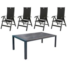 acamp Garten-Essgruppe ACATOP, 160x98x75
