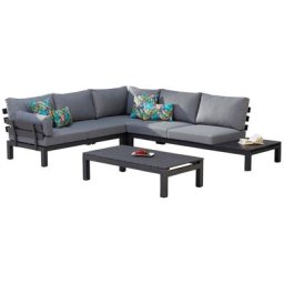 Best Gartenlounge-Set Manarola, (4-tlg), 4-tlg. Lounge-Gruppe Manarola anthr