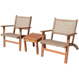 Garden Pleasure Balkonset Sonora, (3-tlg), Teak-Look