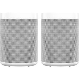 Sonos One Gen2 Stereo Smart Speaker (mit integrierter Sprachsteuerung, 2-er Set)