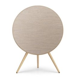 Bang & Olufsen Beosound A9 5.G Natural Aluminium Multiroom-Lautsprecher (Bluetooth, LAN (Ethernet), WLAN (WiFi), 1100 W, Active Room Compensation)