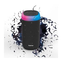 Hama Bluetooth Box Shine 2.0 LED Xtra Bass 360ᵒ Sound spritzwassergeschützt Bluetooth-Lautsprecher (360ᵒ Sound, Freisprechanlage, Xtra Bass)