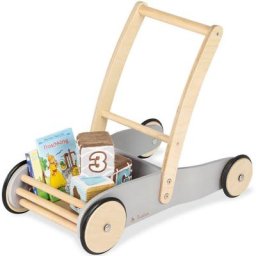 Pinolino® Lauflernwagen Uli, grau, aus Holz