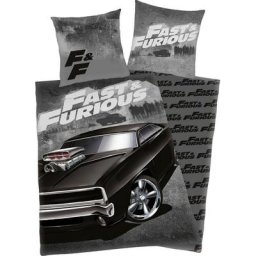 Jugendbettwäsche Fast & Furious, Renforcé, 2 teilig, mit coolem Motiv