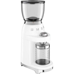 Smeg Kaffeemühle CGF01WHEU, 150 W, Kegelmahlwerk, 350 g Bohnenbehälter