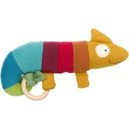 Sigikid Greifling Baby Strick, Chamäleon, mit Rassel