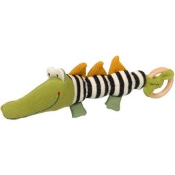 Sigikid Greifling Baby Strick, Krokodil, mit Rassel