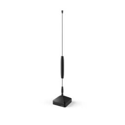 Hama DVB-T/DVB-T2-Stabantenne, Performance 25, aktiv, Schwarz Stabantenne (für Innenbereich), Anschluss: Koax-Stecker Frequenzbereich: 174 - 230 MHz, 470 - 862 MHz