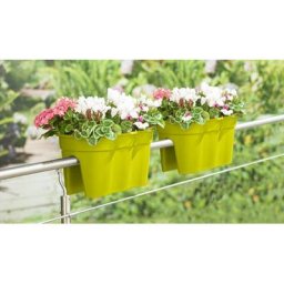 KHW Balkonkasten Flowerclip XXL (Set, 2 St), BxTxH: 57,5x27,7x27 cm