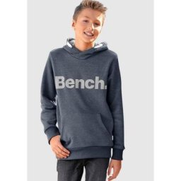Bench. Kapuzensweatshirt Basic mit großem Logo-Druck vorn