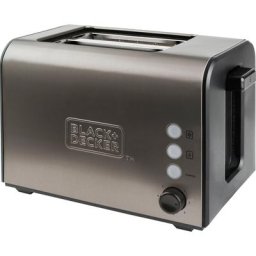 Black + Decker Toaster BXTO900E, 2 kurze Schlitze, 900 W