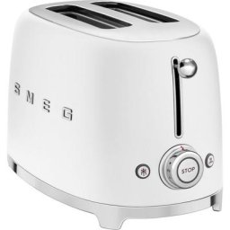 Smeg Toaster TSF01WHMEU, 2 kurze Schlitze, 950 W