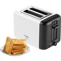 BOSCH Toaster TAT3P421DE DesignLine, 2 kurze Schlitze, für 2 Scheiben, 970 W