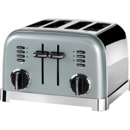 Cuisinart Toaster CPT180GE, für 4 Scheiben, 1800 W, extra breite Toastschlitze, Retro Design