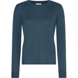 Calvin Klein Curve Rundhalspullover INCLUSIVE COTTON SILK SWEATER im Basic-Style