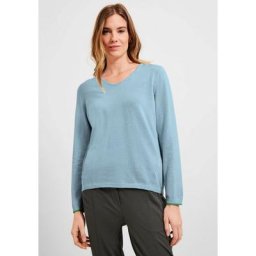 Cecil V-Ausschnitt-Pullover im Basic Style