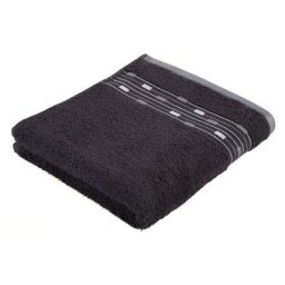 Möve for frottana Badetuch Magic Uni, Walkfrottee (1-St), mit Bordüre aus kleinen Rechtecken