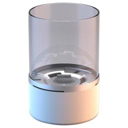 TENDERFLAME Tischfeuer Turm, mit Glasring
