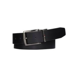 Tommy Hilfiger Ledergürtel DENTON 3.5 REV mit TH-Label auf der Gürtelschlaufe