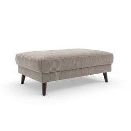 TRENDMANUFAKTUR Polsterhocker Lumber Jack (1 St), in moderner Optik, mit extra hohen Füßen