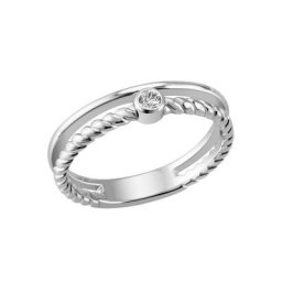 Firetti Fingerring Fancy Oval, mit Zirkonia (synth)