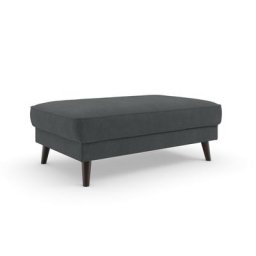 TRENDMANUFAKTUR Polsterhocker Lumber Jack (1 St), in moderner Optik, mit extra hohen Füßen