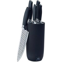 KING Messer-Set CONIC (Set, 6-tlg), Messerklingen mit Wabenstruktur