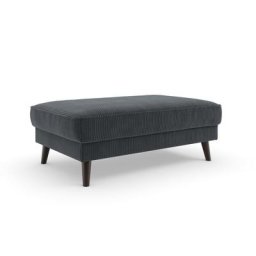 TRENDMANUFAKTUR Polsterhocker Lumber Jack (1 St), in moderner Optik, mit extra hohen Füßen