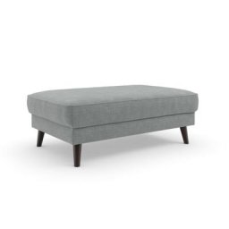 TRENDMANUFAKTUR Polsterhocker Lumber Jack (1 St), in moderner Optik, mit extra hohen Füßen