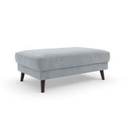 TRENDMANUFAKTUR Polsterhocker Lumber Jack (1 St), in moderner Optik, mit extra hohen Füßen