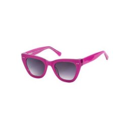 Natascha Ochsenknecht Retrosonnenbrille Stylische Schmetterlingsform mit pinkfarbener Azetat- Fassung