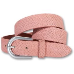 Silbergift Ledergürtel elegante Rautenprägung