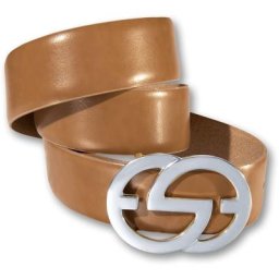 Silbergift Koppelgürtel Markante, elegante Druckschließe