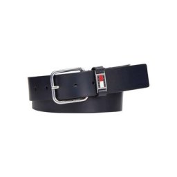 Tommy Jeans Ledergürtel TJM SCANTON 3.5 mit Gürtelschlaufe im TJ-Design