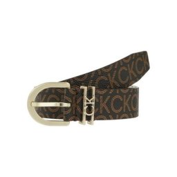Calvin Klein Synthetikgürtel mit Monogramm am Gürtelhalter