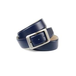 Anthoni Crown Ledergürtel Jeansgürtel in marine