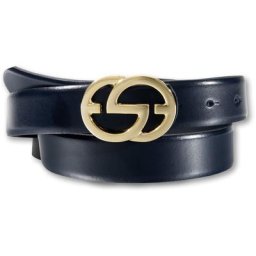 Silbergift Koppelgürtel Goldfarbene Designschließe