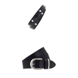MUSTANG Ledergürtel (Set) mit Leder-Wickelarmband