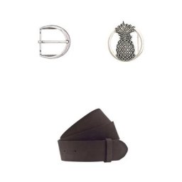 Vanzetti Ledergürtel (Set) mit auswechselbaren Schließen