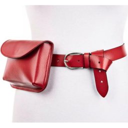 Vanzetti Ledergürtel mit Gürteltasche