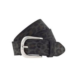 Vanzetti Ledergürtel mit dunklen Airbrushkanten, Animal-Print, schlichte Dornschließe