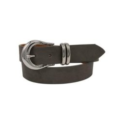 AnnaMatoni Ledergürtel mit Metall-Schlaufen