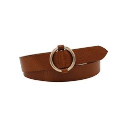 AnnaMatoni Ledergürtel mit goldfarbener Gürtelschließe