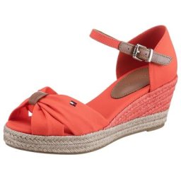 Tommy Hilfiger BASIC OPEN TOE MID WEDGE Keilsandalette mit verstellbarem Riemchen