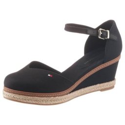 Tommy Hilfiger BASIC CLOSED TOE MID WEDGE Spangenpumps mit verstellbarer Schnalle