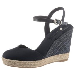 Tommy Hilfiger BASIC CLOSED TOE HIGH WEDGE Sandalette mit bezogenem Keilabsatz
