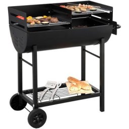 Tepro Holzkohlegrill Grillfass Detroit, BxTxH: 94x43x92 cm